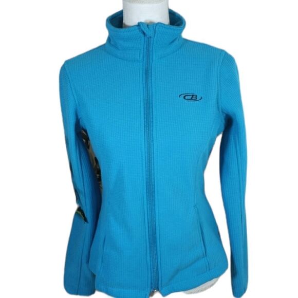 CB BLUE WORKOUT JACKET SZ.S EUC - Picture 1 of 6
